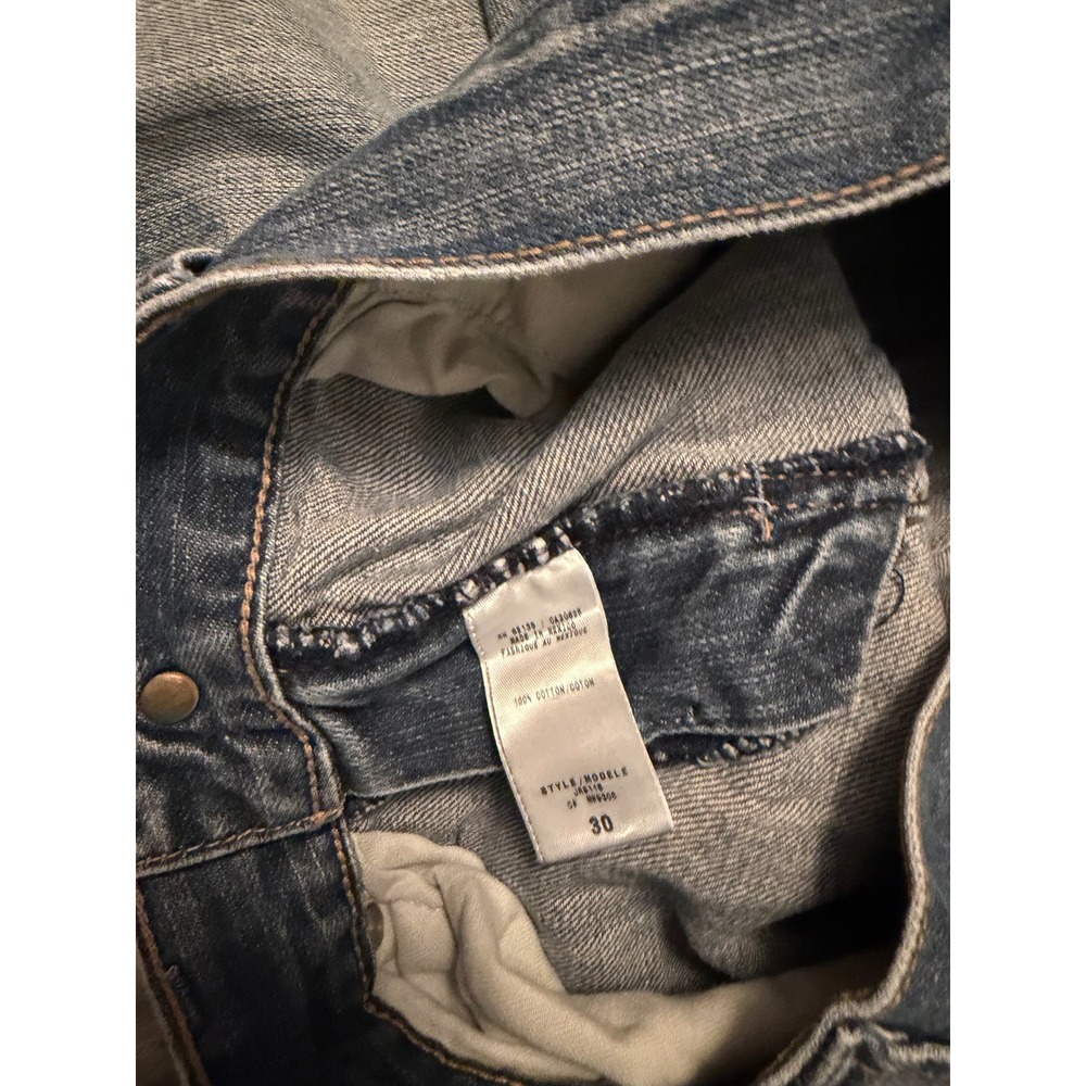 Guess Jeans Rebel Straight Leg Mens 30 Medium Wash Blue Denim Cotton JA5118 - Picture 4 of 12